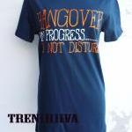 Hang Over In Progress T-shirt (blue)