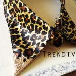 Leopard Tiger Cool Fashion Fake Collar