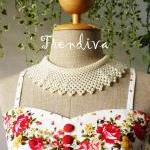 Elegant Pearl Collar Necklace Fashion Collar..