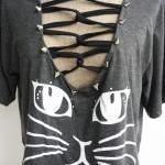 The Cat Women Cool Stud T-shirt (dark Gray)