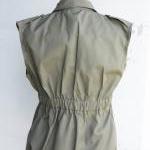 Military Sleeveless Jacket Unisex Size (green..