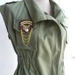 Military Sleeveless Jacket Unisex Size (military..