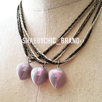 Pastel Galexy Chain Necklace