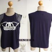 The Aerosmith D.I.Y Peace Stud Chain T-Shirt (Navy) Free Size