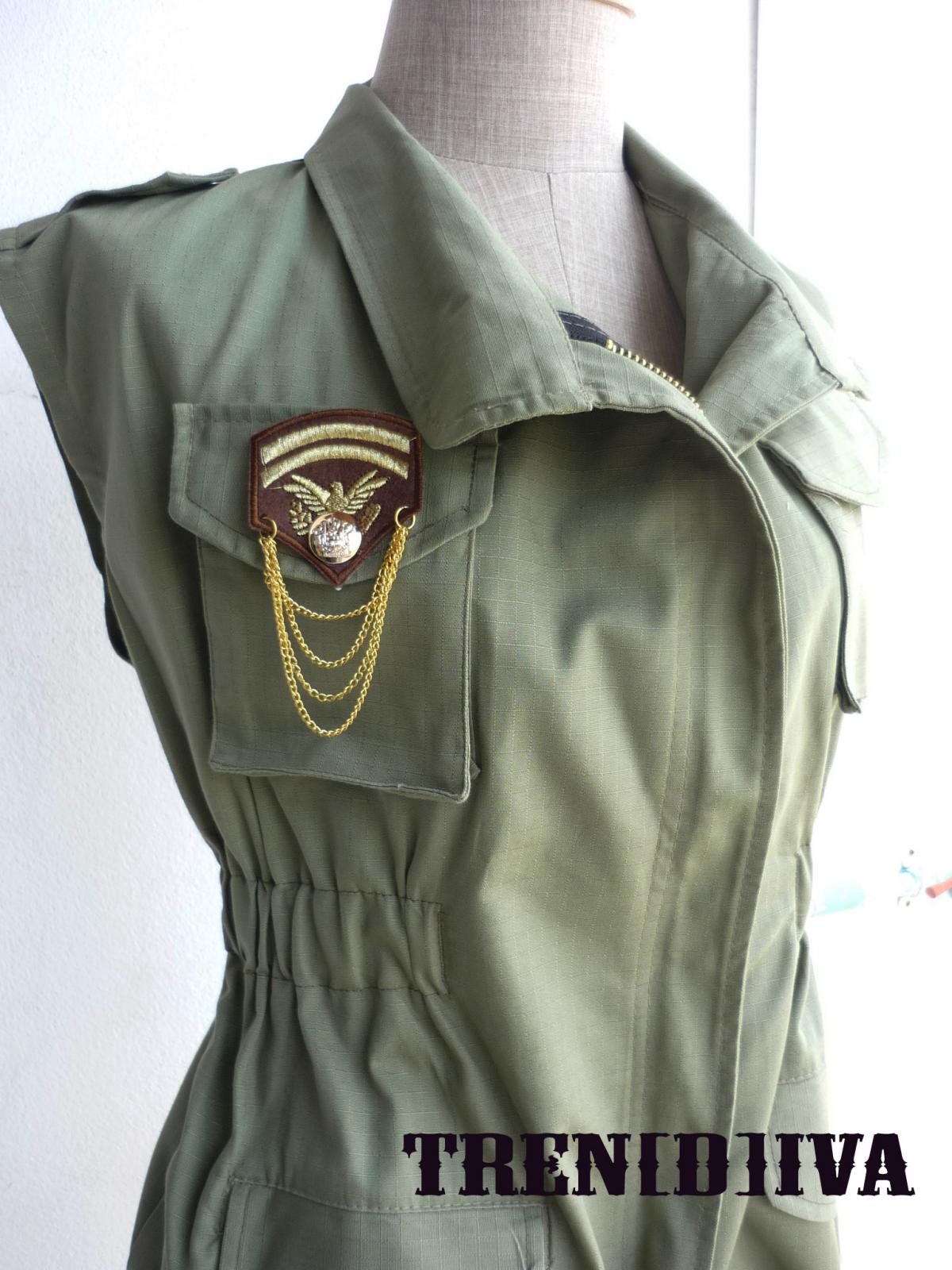 Military Sleeveless Jacket Unisex Size (military Green) on Luulla